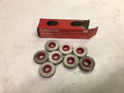 3M SCOTCHCODE SDR-R WIRE MARKER TAPE LOT OF 8 8201316