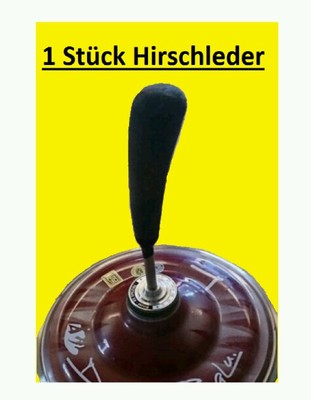 Hirschleder Stück, Eisstock Leder, Paskerland 