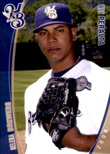 2008 Helena Brewers Grandstand #23 Wily Peralta Dominican Republic DR Card