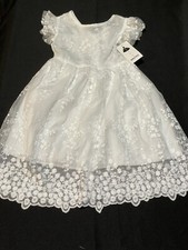 Wedding Flower Girl Dress White Lace Dress Lace Dress Pageant 5-6 Y