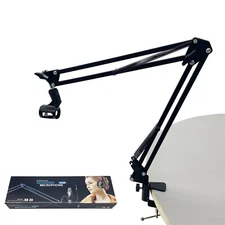 Mic Arm Stand Holder Microphone Bracket Suspension Boom Scissor Adjustable 1 PCS