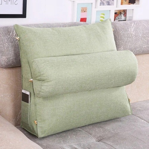 Bettlehne Lesekissen Keilabsatz Rückenlehne Lounge Sofa Kissen Sitzbettkissen - Bild 4 von 34