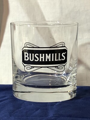 Bushmills Irish Whiskey Logo Lowball Glass