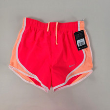 Nike Womens Shorts Adult Extra Small Pink Dri-Fit Running Tempo Workout Training