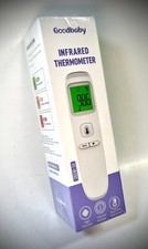 Forehead Infrared Thermometer Baby Adults LCD Display Memory Function White