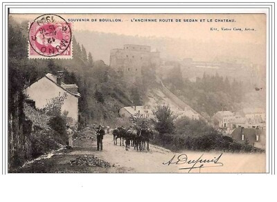 BELGIEN.BRÜHE.SOUVENIR R DE BOUILLON.DIE ALTE STRASSE DER LIMOUSINE UND