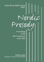 Nordic Prosody Proceedings Of The Ixth Conference, Lund 2004 Merle Horne (U. A.)