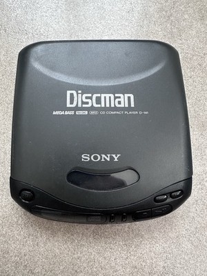 Sony Discman D-141 Portable CD Player Vintage Retro | Voll funktionsfähig