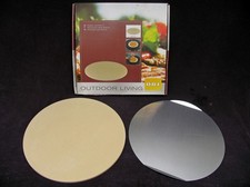 Pizzastein , 36,5 cm + Pizzablech , 35,5 cm , Outdoor Living / OBI , neu