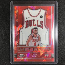 2022-23 Contenders Optic ZACH LAVINE Uniformity Red Cracked Ice #6