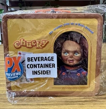Child's Play Chucky Good Guys Tin Titans Lunch Box & Thermos Previews Exclusive