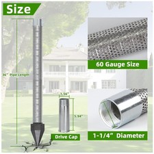 Heavy Duty Shallow Well Drilling Kit - 1-1/4 ...