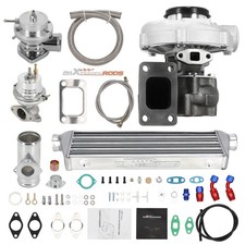T3 T4 T04E Turbo 1.5-3.0L Stage III + Wastegate + Intercooler + Kit de tuyauter