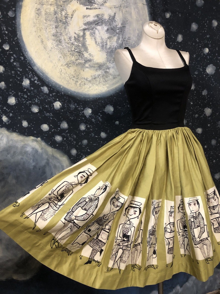 Pinup Couture Mary Blair Novelty Print Commuter Dress | eBay Pinup Couture Mary Blair Novelty Print Commuter Dress | eBay