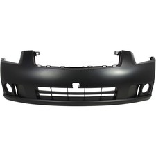 Front Bumper Cover For 2007-2009 Nissan Sentra w/ fog lamp holes Primed