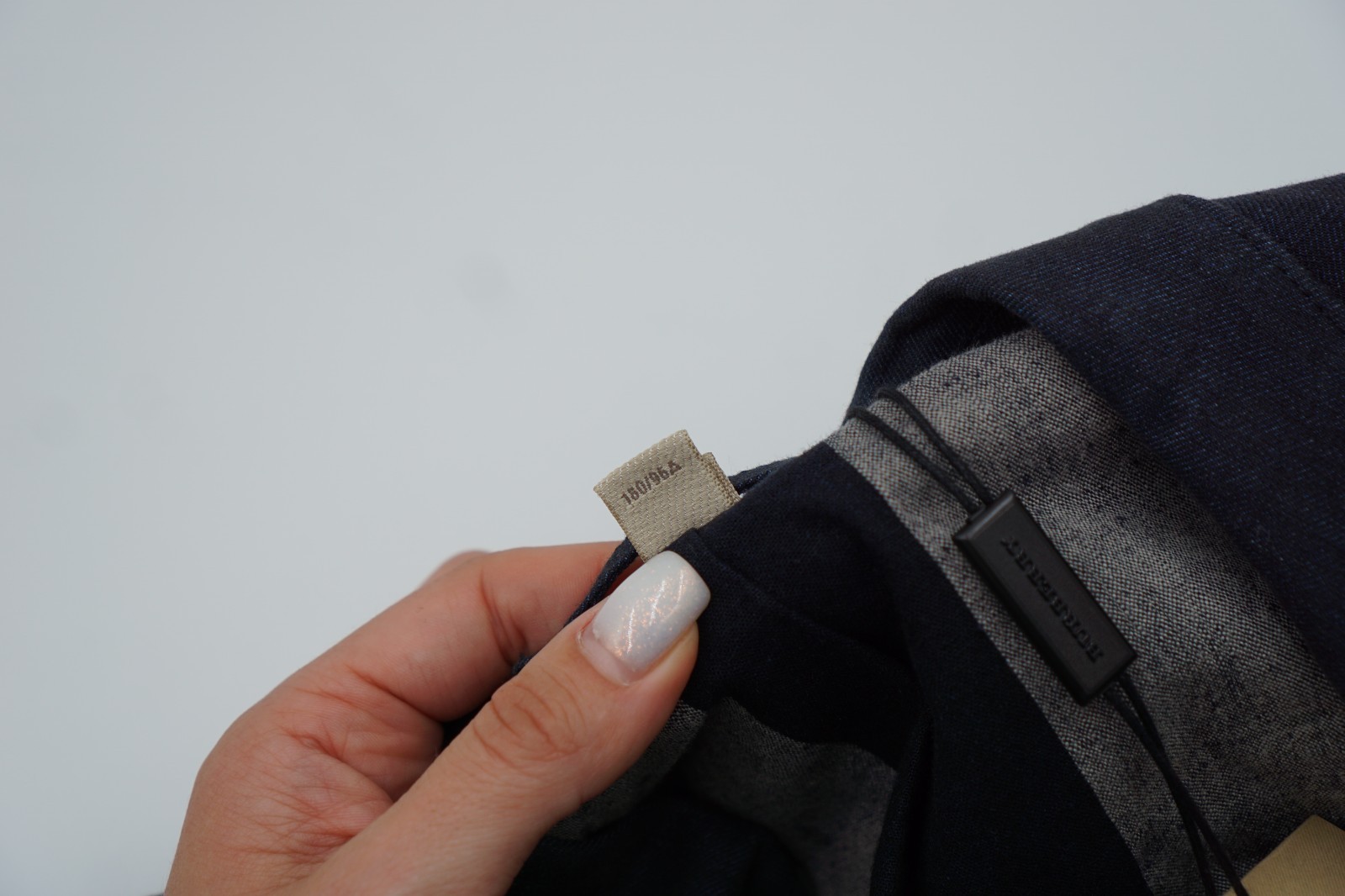 Burberry Brit Blazer Dark Indigo Martwell Unlined Cotton Size US40 image 5