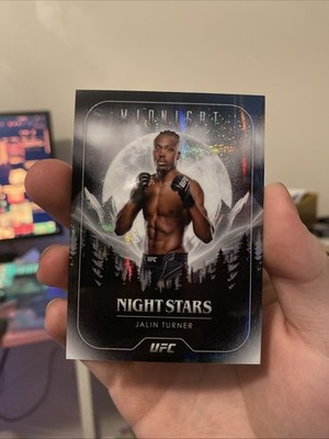 JALIN TURNER 2024 TOPPS MIDNIGHT UFC NIGHT STARS BLACK LIGHT