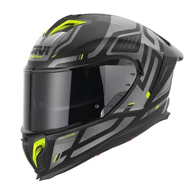 Givi 50.3 Quasar Matte Yellow Full Face Motorcycle Helmet, Size XL-XXL