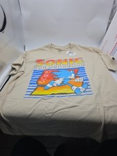 Vintage Y2K Sonic The Hedgehog T Shirt Size XL Retro Sega New Rare