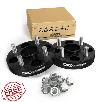 Customadeonly 25mm Black Wheel Spacers 57.1mm Bore 2Pcs