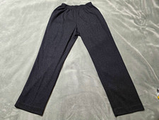 Alfred Dunner Womens 10 Black Pull On Pants Elastic Waist Vintage Made in USA