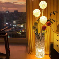 3Color Change Modern Corner Floor Lamp Decor Lighting Living Room Family Bedroom