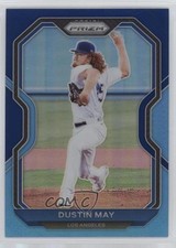 2021 Panini Prizm Tier III Blue & Carolina Blue Prizm Dustin May #205 0c2
