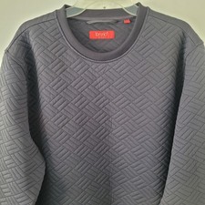 Maglione sci uomo trapuntato spesso Bruno Milano con cerniera laterale. Grande.