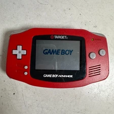 Nintendo Target Game Boy Advance AGB-001 Red 32 MB Handheld Gaming Console
