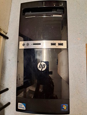 HP Pavilion Mini Tower Desktop-PC schwarz Intel Pentium Windows 7 VGA USB 2.0