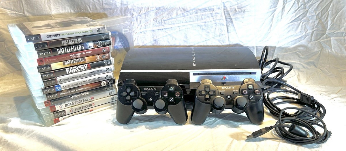 PlayStation 3 - PS3 Fat 80GB CECHL01 Console Bundle w/ 2
