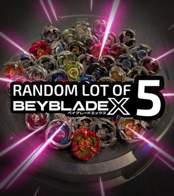Beyblade X Random LOT OF 5 Takara Tomy Hasbro Authentic