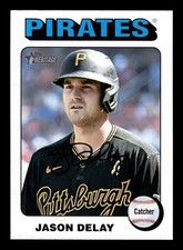 2024 Topps HERITAGE JASON DELAY WHITE BORDER PARALLEL PIRATES #233