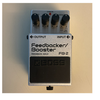 Boss FB-2 Feedbacker/Booster Analog Effects Pedal for Electric Guitar