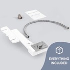 Non-Electric Toilet Bidet Attachment One-Touch Dial Self-Clean Elongated — photo 6