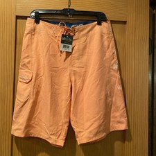 Salt Life Men  s SLX-QD Orange Swim Trunks Boardshorts NWT Size 30 10.5  Inseam