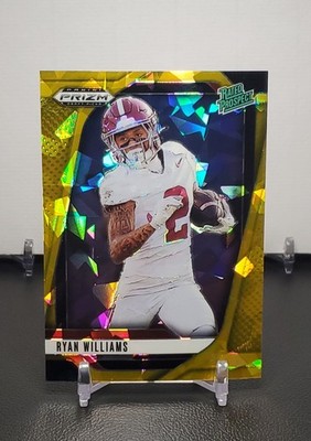 2025 Panini Prizm Draft Picks - Ryan Williams #151 Gold Ice Prizm (RC) Alabama