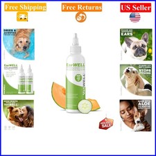 Ear Cleaner for Dogs  Cats, 8 oz, Cucumber Melon, Gentle  Veterinarian Form...