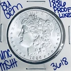1886 BU UNCIRCULATED MORGAN SILVER DOLLAR AUTHENTIC U.S. MINT FREE SHIPPING 3618