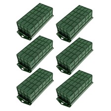 6pcs Plastic Floral Foam Blocks Flower Arrangement Holder for Dining Table Decor