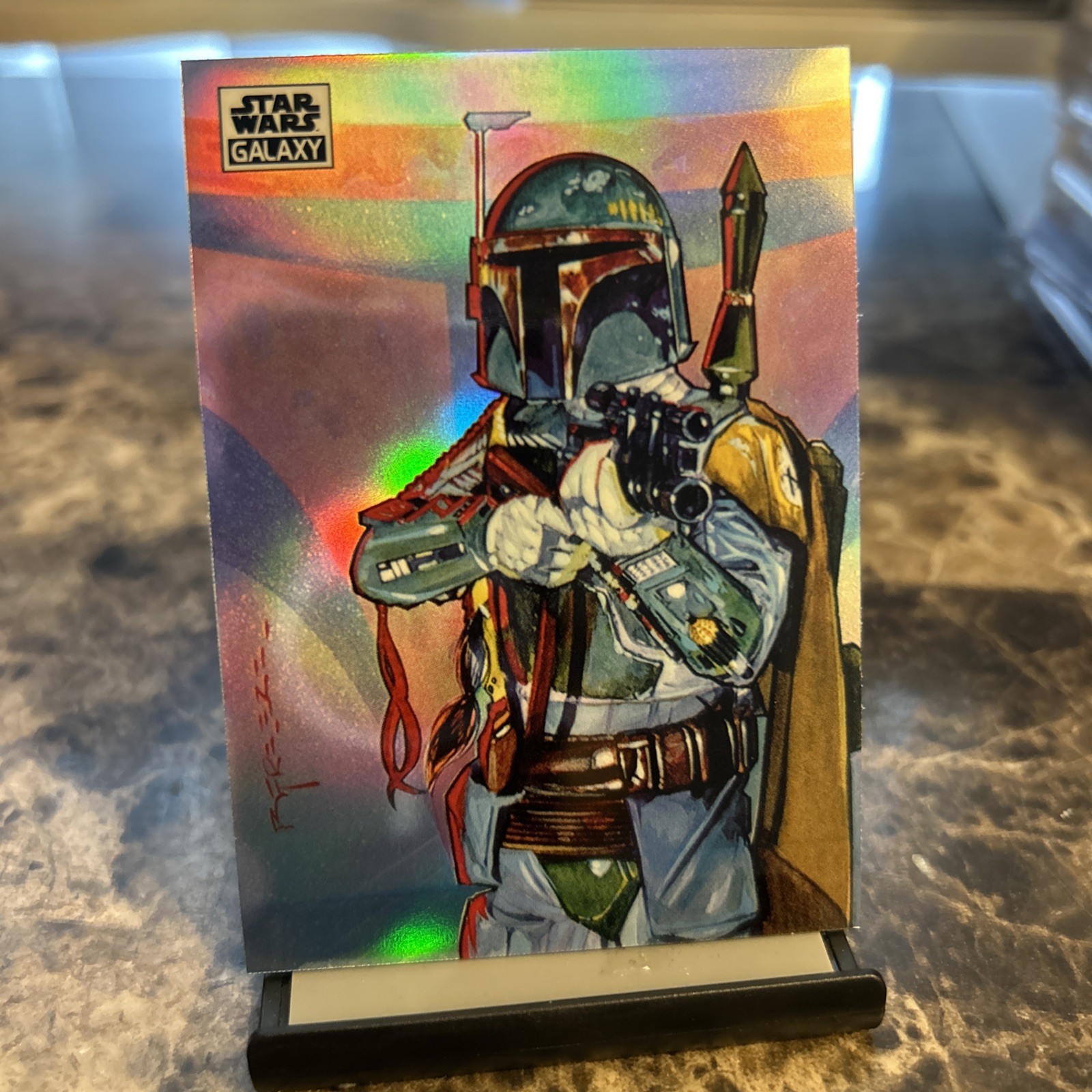 A Dangerous Boba Fett #11 2021 Topps Chrome Galaxy Refractor - MINT 💎