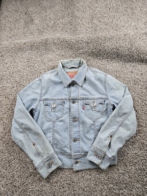 Vintage Levi's Type 1 Iconic Jacket Medium Womens Blue Denim Light