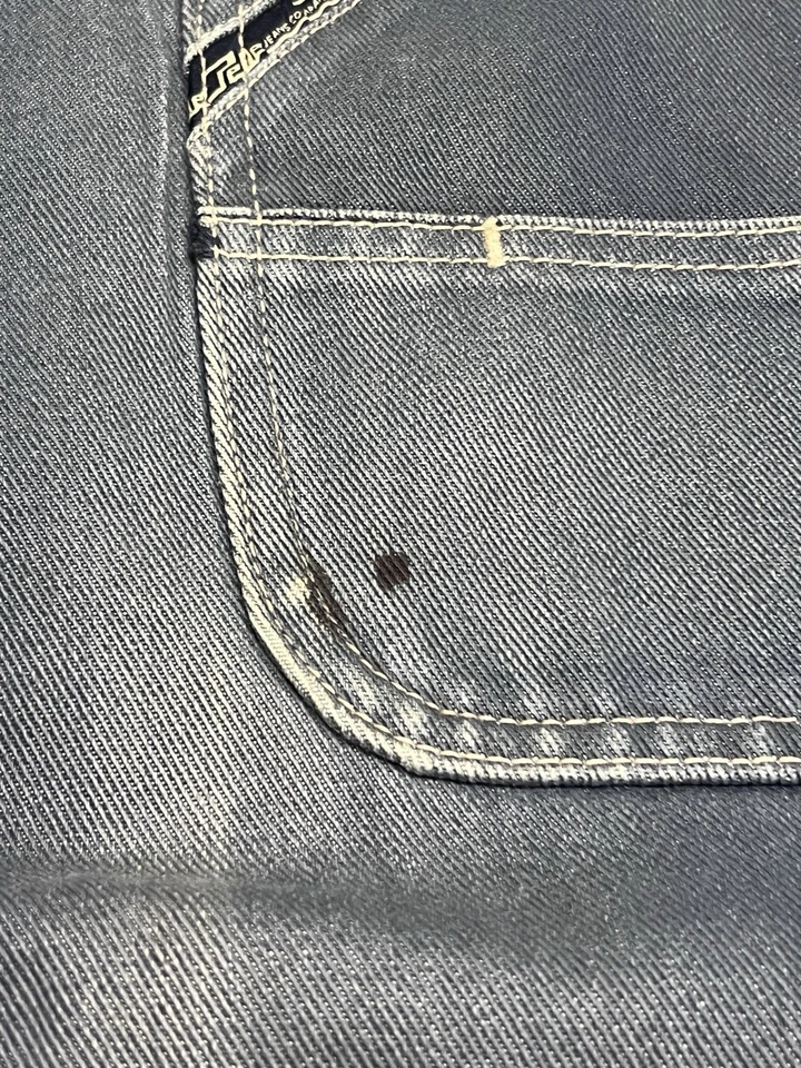 Vintage Pelle Pelle Marc Buchanan Denim Jacket 3XL Button Up Faded Hip Hop Y2K - Imagem 4 de 4