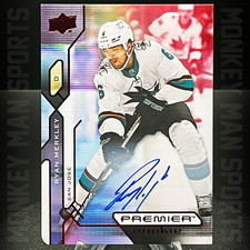 2021-22 Premier - Ryan Merkley Rookie RC AUTO - #137 RED FOIL SHARKS MINT