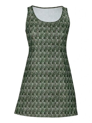 Nuu Muu Running/Cycling Dress MATCHA Scoop + pocket - Medium - NEW with tags