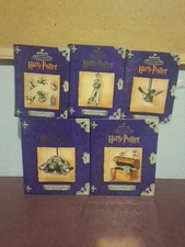 Christmas Hallmark Keepsake Ornaments - 2000-2001 Harry Potter Pewter Lot Of 5