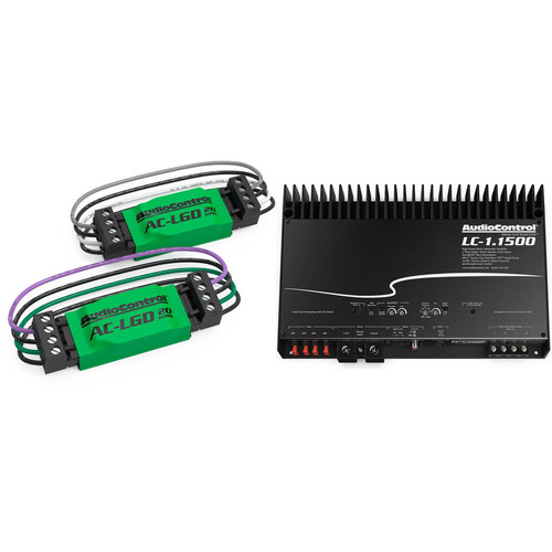AudioControl LC-1.1500 Mono Subwoofer Amplifier with 1 Pair AudioControl AC-L...