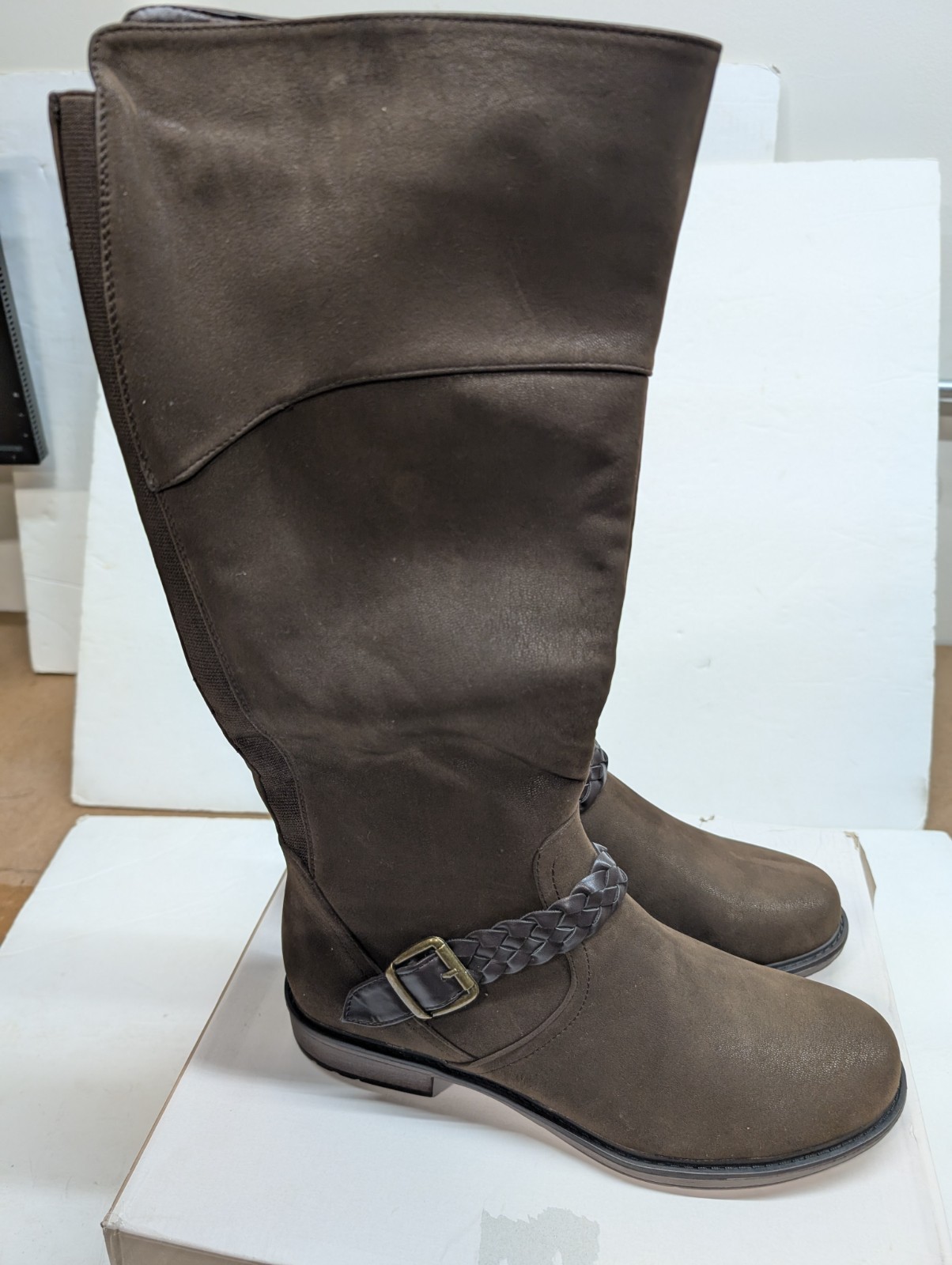 Natural Reflections Shane Calf Boots Women's 11M 702 Brown 3982833 Western