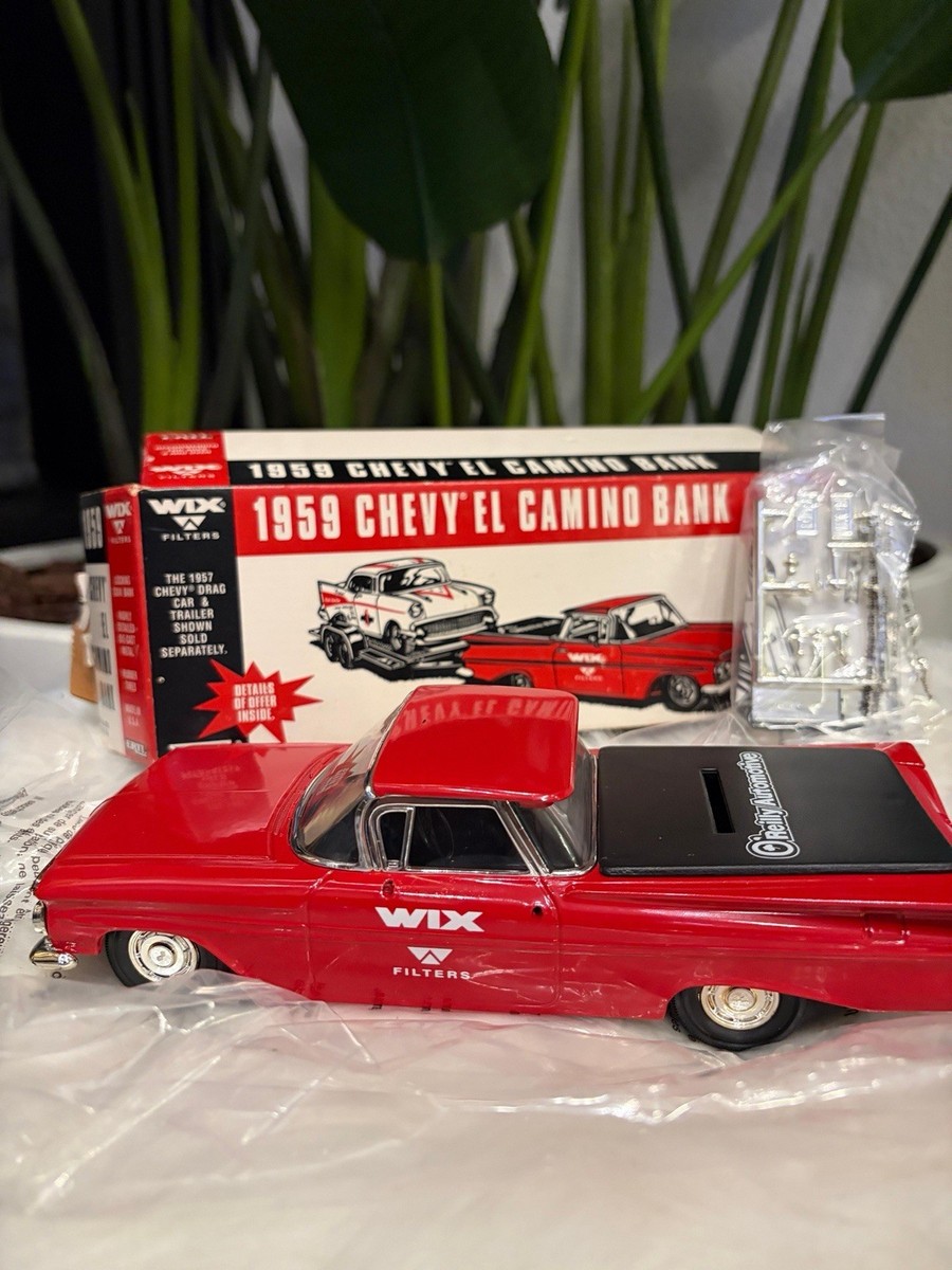 Ertl Wix Filters Limited Edition 1959 Chevy El Camino Bank 1:25