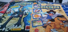 2x Digimon Panini Sticker Album 2000 unvollständig 